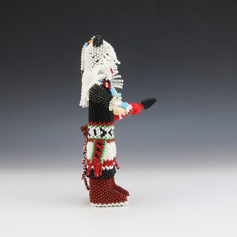 NATIVE AMERICAN ZUNI BEADED BUFFALO DANCER BY TODD PONCHO The Crow