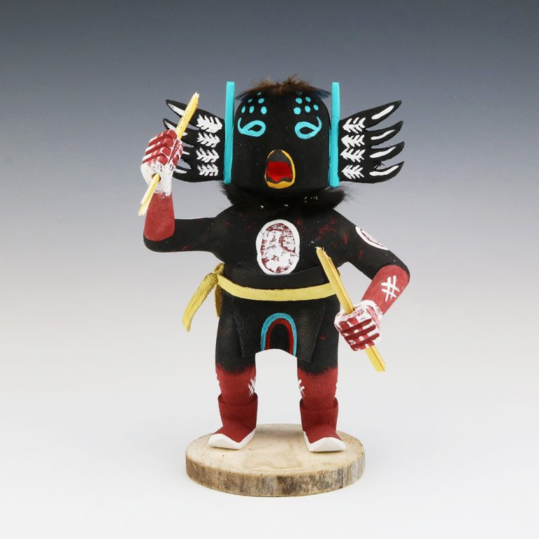 NATIVE AMERICAN NAVAJO CROW KACHINA BY ALFRED BENALLY | The Crow and ...