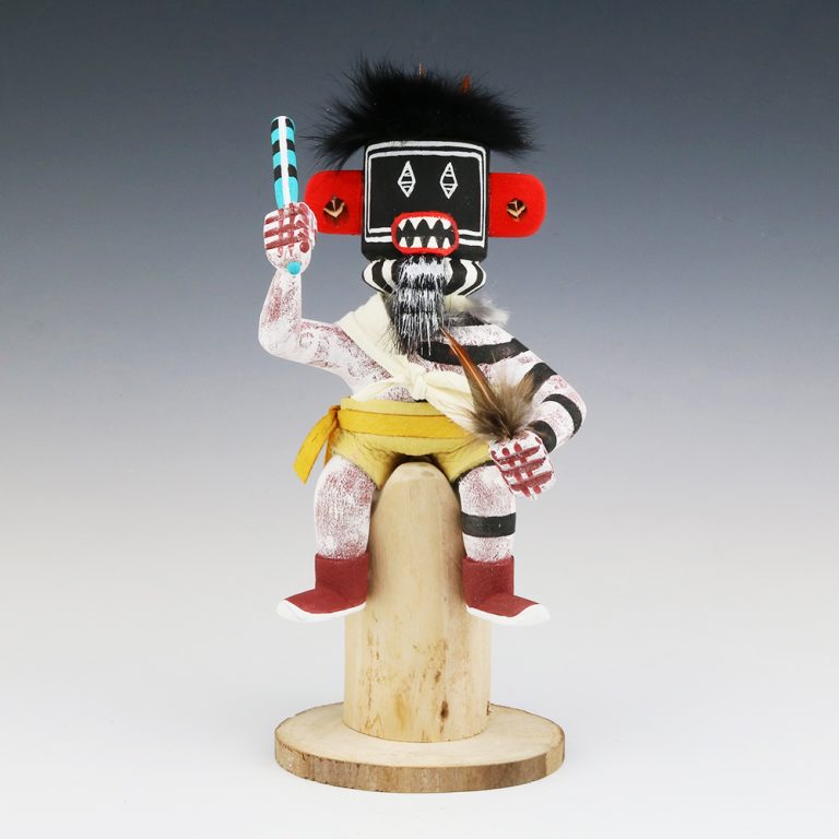 LEFT HAND KACHINA BY ALFRED BENALLY NAVAJO | The Crow and The Cactus