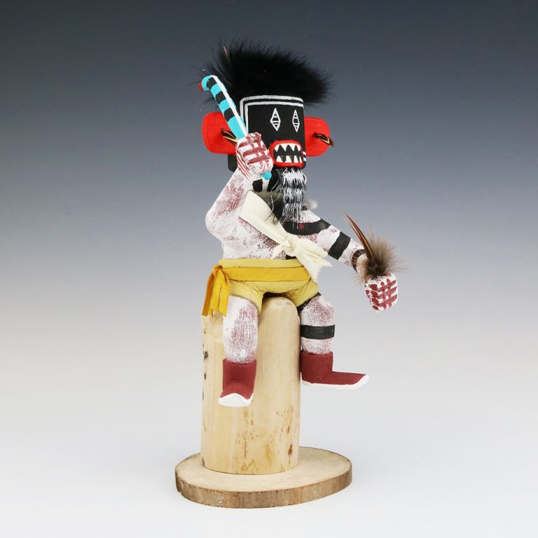 LEFT HAND KACHINA BY ALFRED BENALLY NAVAJO | The Crow and The Cactus