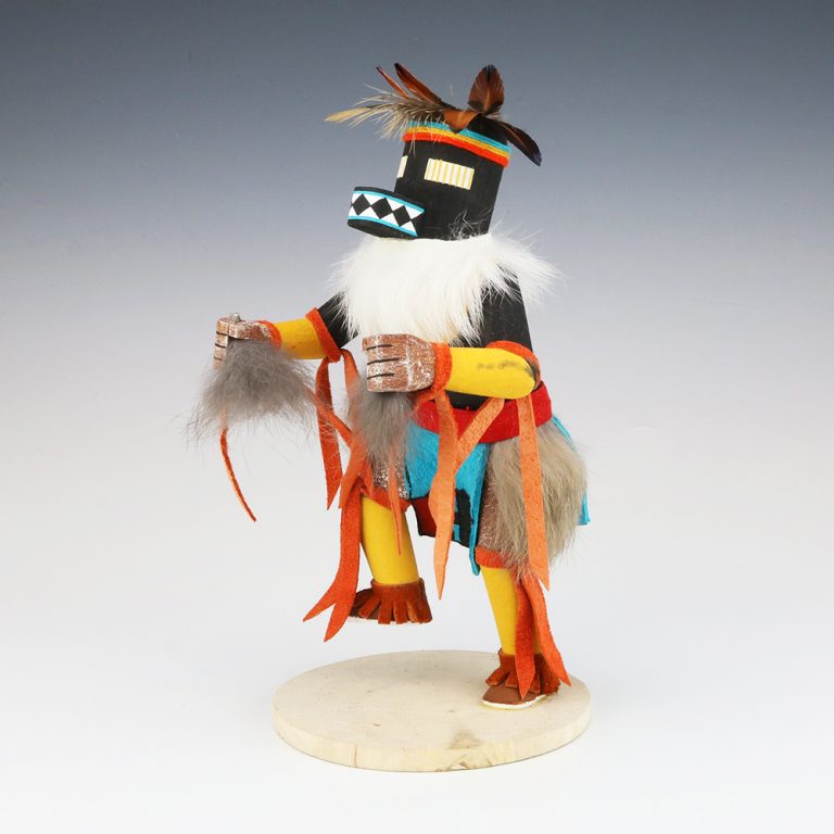 NAVAJO HAIR HUNGRY KACHINA BY DORADEEN FRANK | The Crow and The Cactus