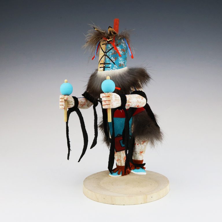 RATTLE KACHINA BY DORADEEN FRANK NAVAJO | The Crow and The Cactus