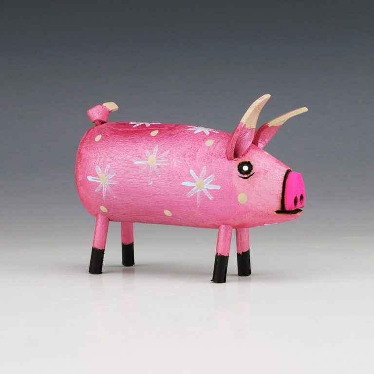 NATIVE AMERICAN NAVAJO FOLK ART PIG BY RAY & ORLEEN LANSING | The Crow ...