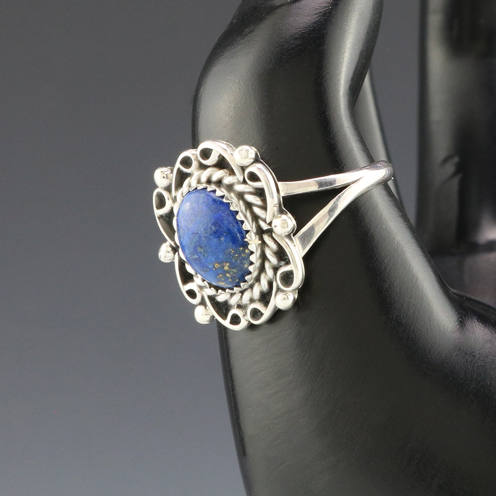 NATIVE AMERICAN NAVAJO STERLING SILVER & LAPIS RING | The Crow and The ...
