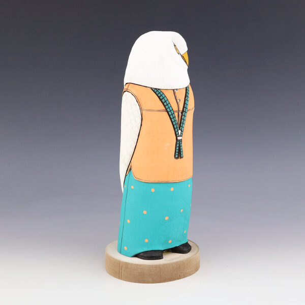 NAVAJO FOLK ART OWL BY ORLEEN & RAY LANSING | The Crow and The Cactus