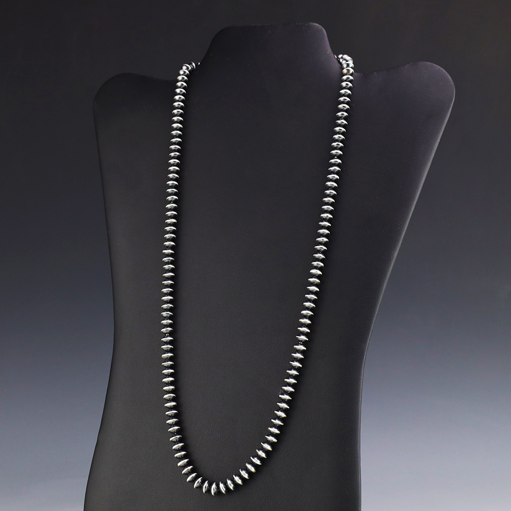 Italian 6-14mm Sterling Silver Bead Graduated Necklace | Ross-Simons | Beaded  necklace, Sterling silver bead, Silver bead necklace