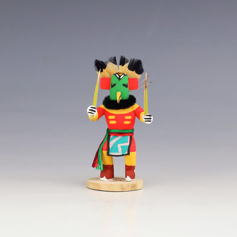 PARROT KACHINA BY ADRIAN LEON NATIVE AMERICAN | The Crow and The Cactus