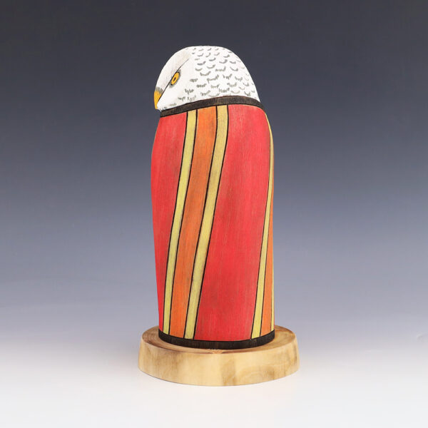 NAVAJO FOLK ART OWL BY ORLEEN & RAY LANSING | The Crow and The Cactus