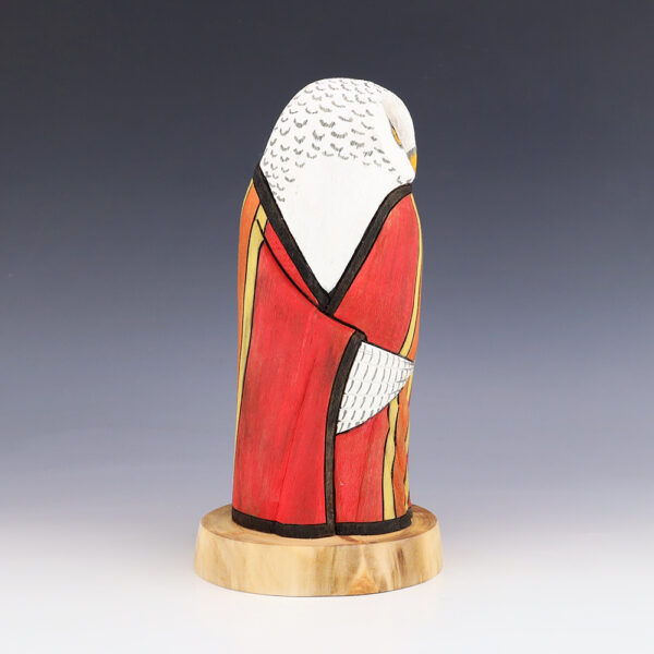 NAVAJO FOLK ART OWL BY ORLEEN & RAY LANSING | The Crow and The Cactus