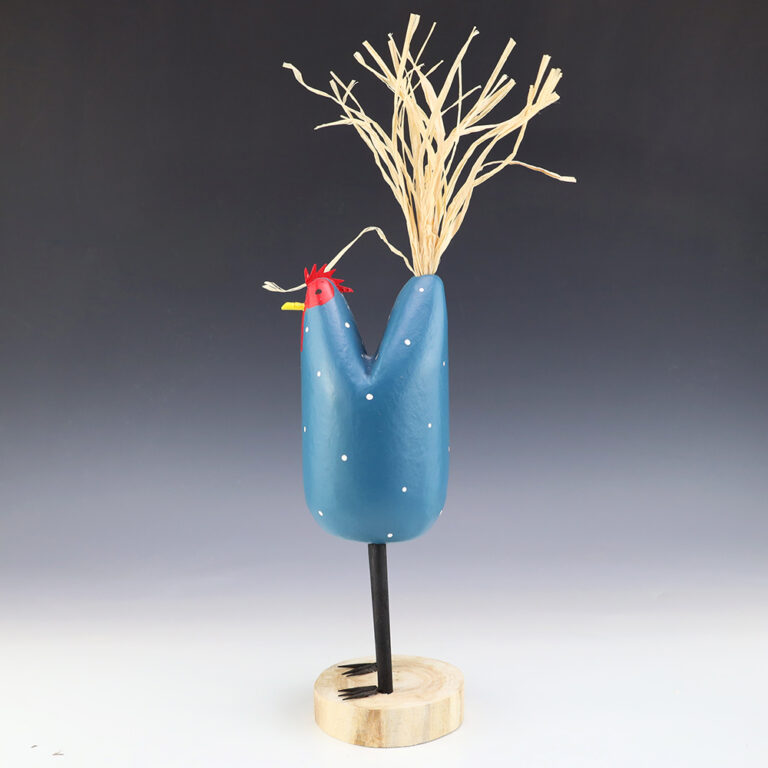 NAVAJO FOLK ART CHICKEN BY EDITH & GUY JOHN | The Crow and The Cactus