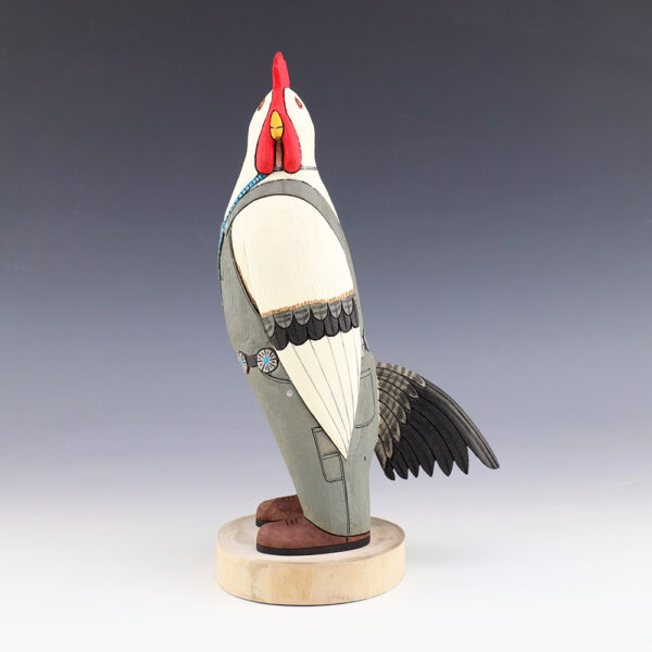 NATIVE AMERICAN NAVAJO FOLK ART ROOSTER BY ORLEEN & RAY LANSING | The ...