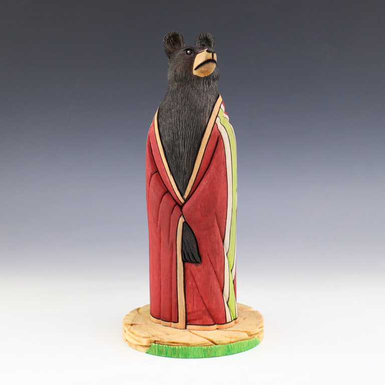 NATIVE AMERICAN NAVAJO FOLK ART BEAR BY ORLEEN & RAY LANSING | The Crow ...